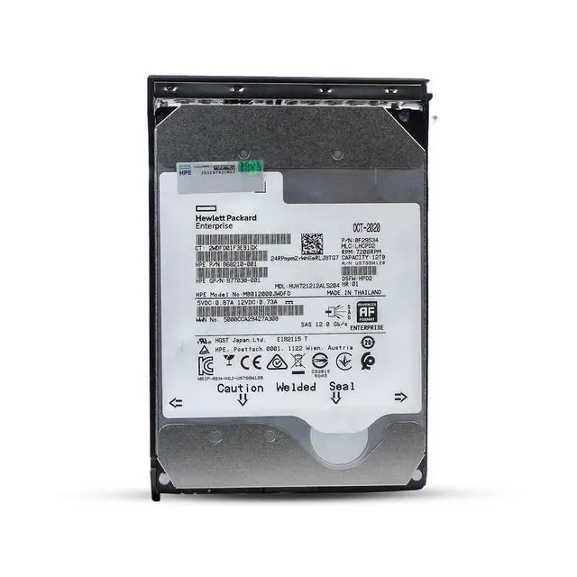 Alt view image 3 of 7 - (NOT FOR HOME PC!) HP Generation 11 12TB P10520-K21 7.2K RPM SAS 12Gb/s 512e 3.5" Enterprise HDD