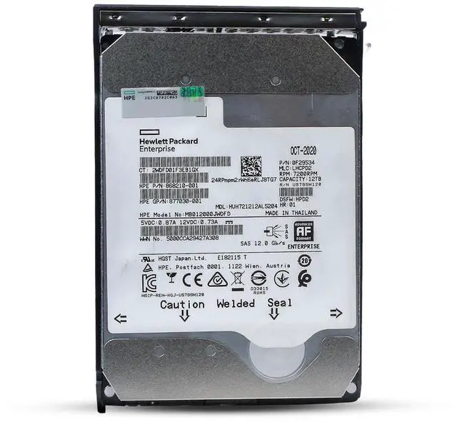 Alt view image 3 of 7 - (NOT FOR HOME PC!) HP Generation 11 12TB P17966-B21 7.2K RPM SAS 12Gb/s 512e 3.5" Enterprise HDD