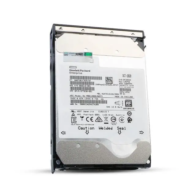 Alt view image 5 of 7 - (NOT FOR HOME PC!) HP Generation 11 12TB P10520-S21 7.2K RPM SAS 12Gb/s 512e 3.5" Enterprise HDD