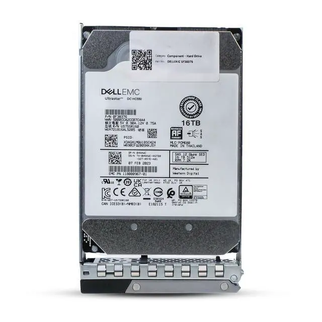 Alt view image 3 of 7 - (NOT FOR HOME PC!) Dell 16TB 7.2K RPM SAS 12Gb/s 512e 3.5" Enterprise PowerEdge HDD G16 400-BHJD