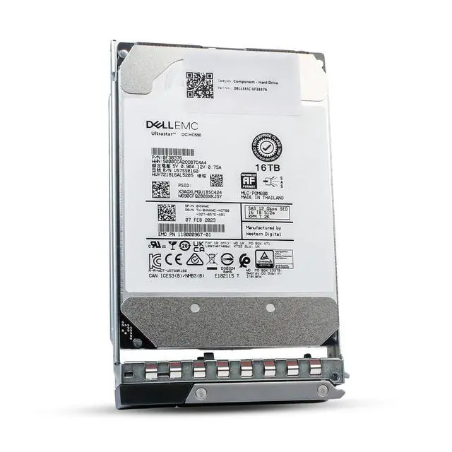 Alt view image 5 of 7 - (NOT FOR HOME PC!) Dell 16TB 7.2K RPM SAS 12Gb/s 512e 3.5" Enterprise PowerEdge HDD G16 400-BHIZ