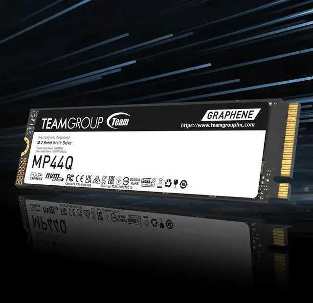 Alt view image 3 of 6 - TEAMGROUP MP44Q 2TB SLC Cache Gen 4x4 M.2 2280 PCIe 4.0 w/NVMe SSD