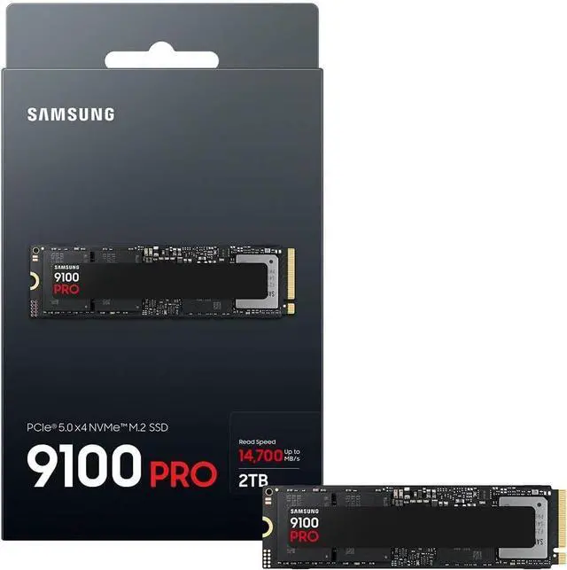 Alt view image 3 of 7 - Samsung 9100 PRO 2TB PCIe 5.0x4 M.2 2280 SSD Best for AI Computing, Gaming