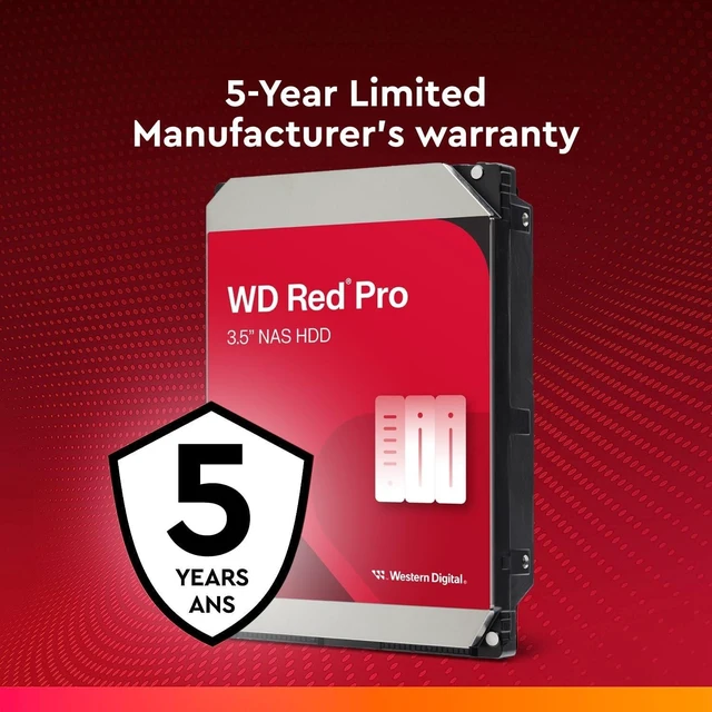Alt view image 5 of 7 - WD 12TB WD Red Pro NAS 3.5" 7200RPM 512MB Internal Hard Drive HDD