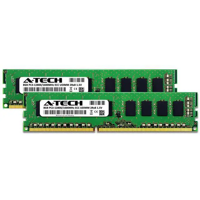 Alt view image 2 of 4 - (NOT FOR HOME PC!) 16GB 2x 8GB PC3-12800E ECC UDIMM Dell XPS 1820 8700 Memory RAM
