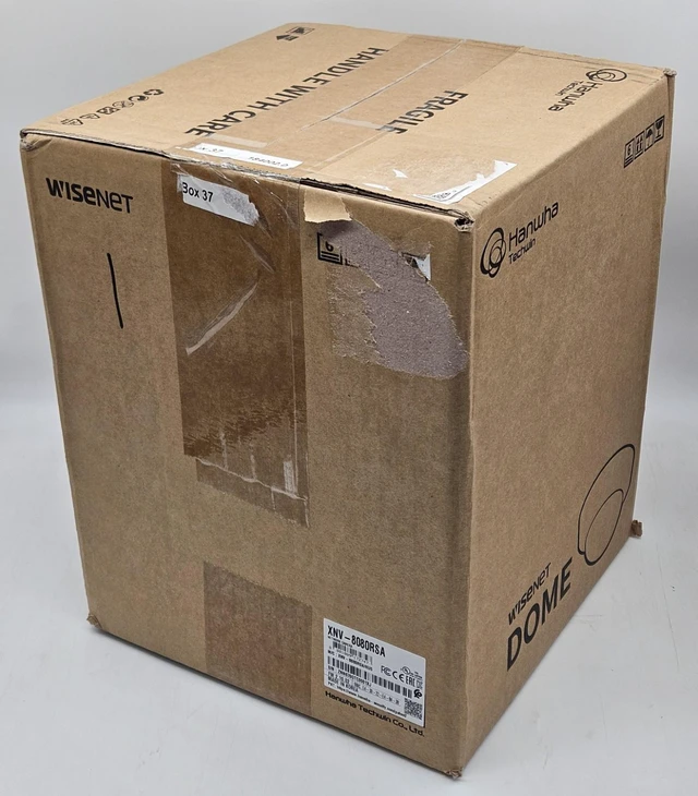 Main image of Hanwha WiseNet 5MP Stainless Steel IR Vandal Dome Security Camera XNV-8080RSA