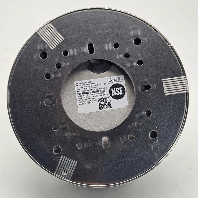 Alt view image 5 of 5 - Hanwha WiseNet 5MP Stainless Steel IR Vandal Dome Security Camera XNV-8080RSA