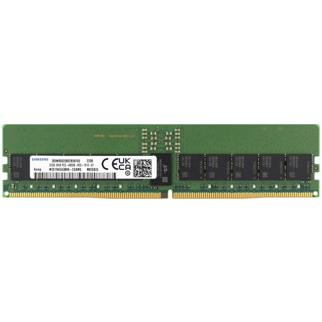 Main image of (NOT FOR HOME PC!) Samsung 32GB DDR5 4800 PC5-38400R 2Rx8 RDIMM REG Memory RAM (M321R4GA3BB6-CQK)
