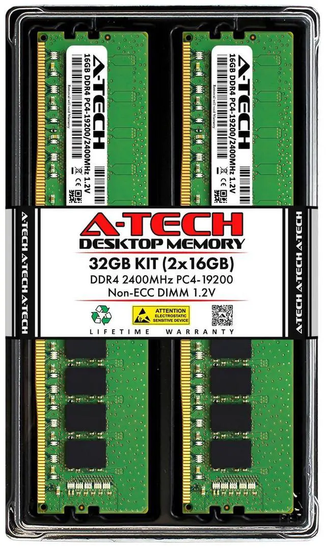 Main image of 32GB 2x 16GB DDR4-2400 Dell OptiPlex 3050 SFF 3050 Tower 5055 SFF Memory RAM
