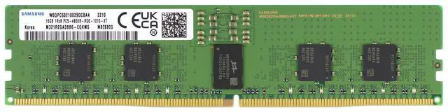 Main image of Samsung 16GB 1Rx8 DDR5-4800 EC8 RDIMM 38400 Server Memory RAM (M321R2GA3BB6-CQK)