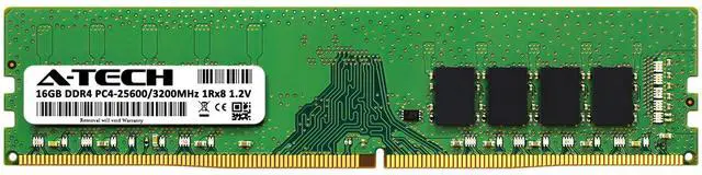 Alt view image 2 of 2 - 16GB DDR4 PC4-25600 DIMM Replacement for Dell SNPDK8NXC/16G AB371019 Memory RAM
