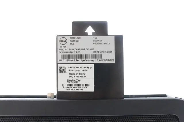 Alt view image 7 of 7 - Dell Wyse Tx0 3010 Thin Client Marvell PJ4 v7 1GHz 1GB OS 8.1 Complete Kit V7W37