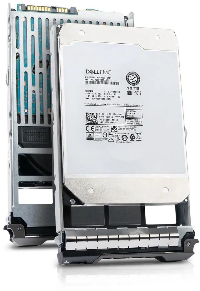 Main image of (NOT FOR HOME PC!) Dell 12TB 7.2K RPM SAS 12Gb/s 512e 3.5" Enterprise PowerEdge HDD 00N96X G13