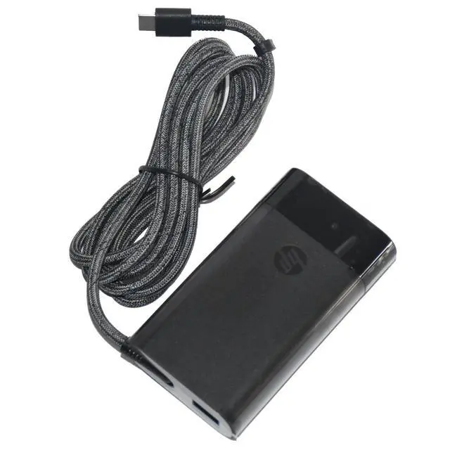 Alt view image 5 of 7 - HP Envy 13 15 x360 65W USB-C Slim Laptop AC Power Adapter TPN-DA13 L21487-001