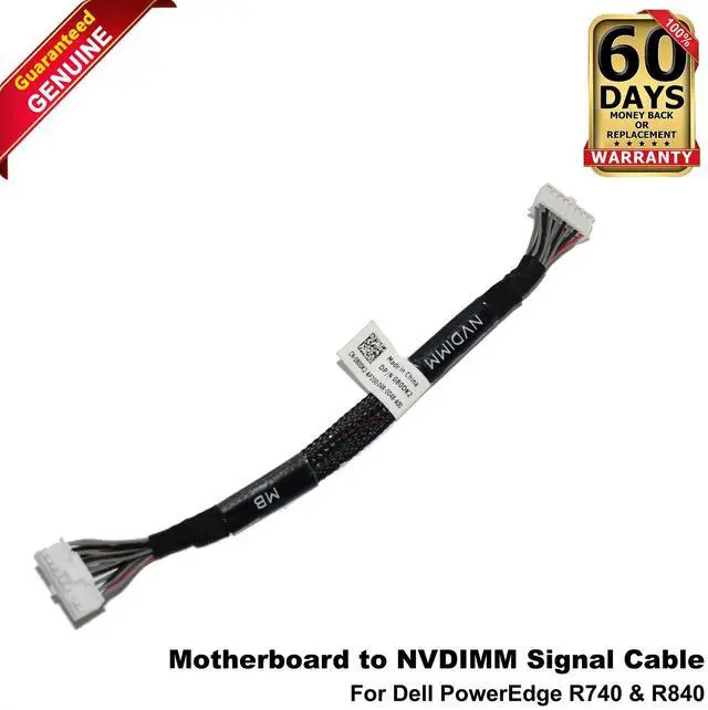 Main image of Dell PowerEdge R640 R740 R740-XD 6 inch NVDIMM Signal Cable 80DK2