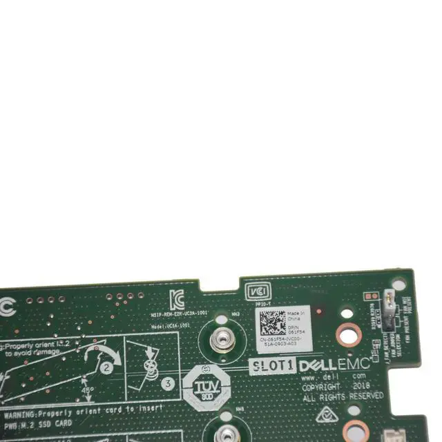 Alt view image 6 of 7 - Lot of 2 Dell 61F54 PCIe BOSS 2x M.2 Boot SSD Adapter Card PowerEdge Server