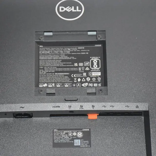 Alt view image 6 of 7 - Dell C2422HE 24" Video Conference IPS Monitor FHD USB-C HDMI No Stand 699RR