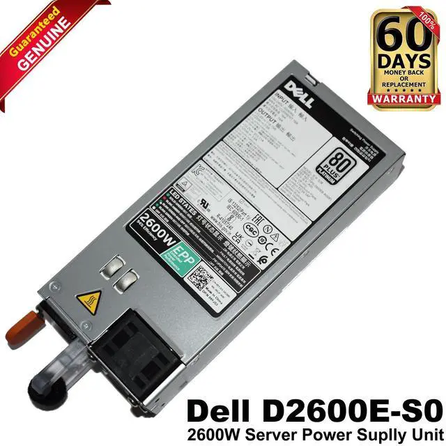 Main image of Dell EMC PowerEdge C6420 2600W Hot-Swap 80+ Platinum Power Supply Unit 9YJ53