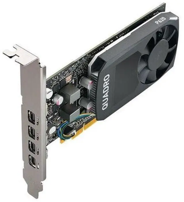 Alt view image 5 of 7 - Dell Nvidia Quadro P620 2GB GDDR5 PCIe x16 4x Mini DP Video Graphics Card PWF85