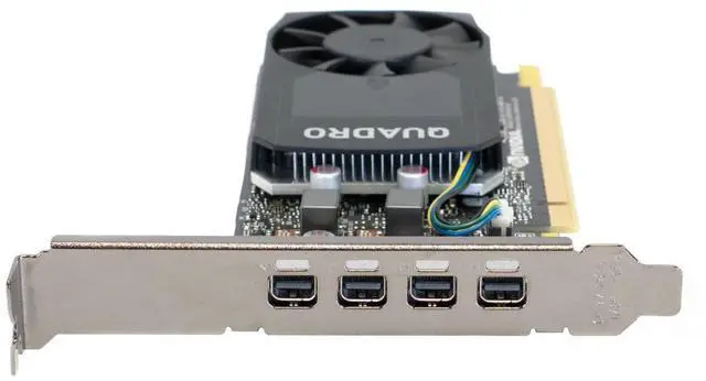 Alt view image 6 of 7 - Dell Nvidia Quadro P620 2GB GDDR5 PCIe x16 4x Mini DP Video Graphics Card PWF85