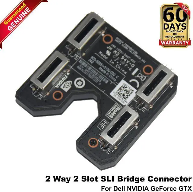 Main image of Dell Nvidia GeForce GTX SLI Bridge 2-Way Connector 900-52251-0100-000 C042 T9J8D