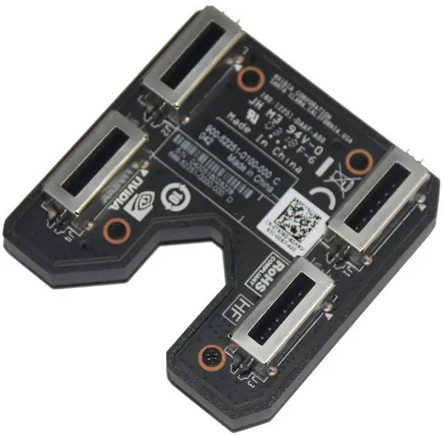 Alt view image 3 of 6 - Dell Nvidia GeForce GTX SLI Bridge 2-Way Connector 900-52251-0100-000 C042 T9J8D