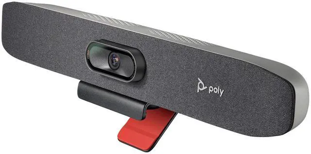 Alt view image 6 of 7 - Poly Studio R30 30fps 4K UHD Tripod Mount Video Bar Conference System 842D2AA