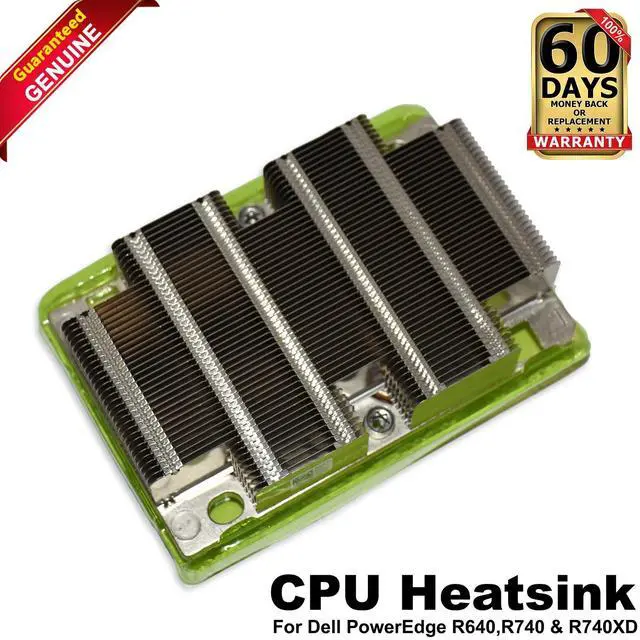 Main image of Lot 2 Dell PowerEdge R740 R740xd R640 C4140 Type 1U CPU Cooling Heatsink C6R9H