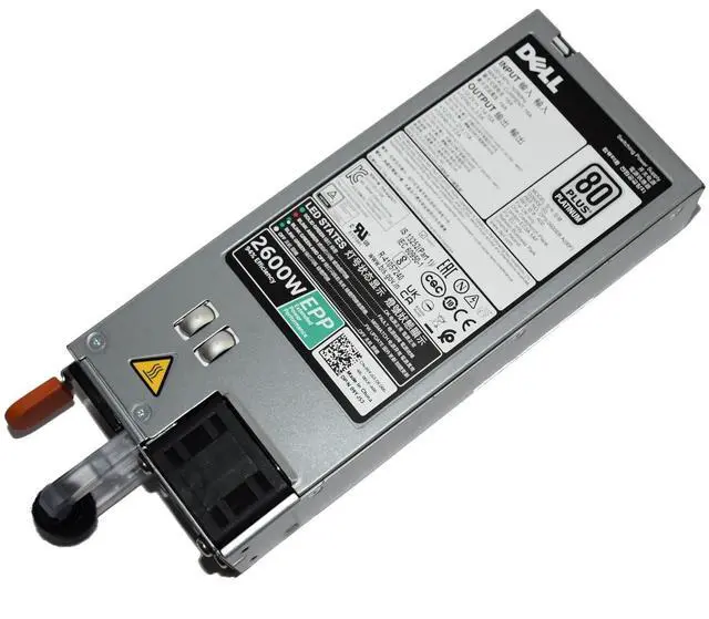 Alt view image 4 of 7 - Dell EMC PowerEdge C6420 2600W Hot-Swap 80+ Platinum Power Supply Unit 9YJ53
