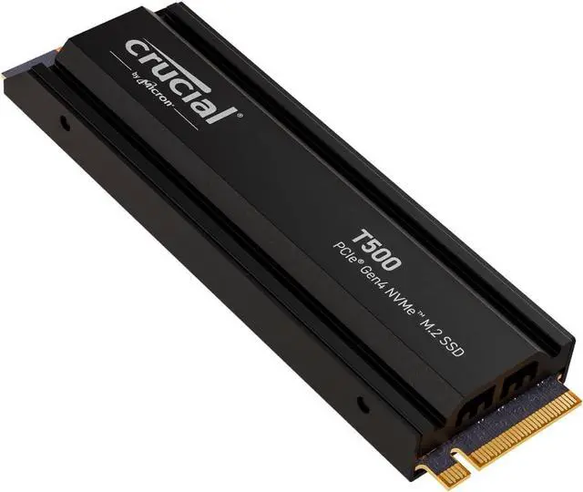 Main image of Crucial T500 1TB Gen4 NVMe M.2 SSD 7300MB/s with Heatsink CT1000T500SSD5