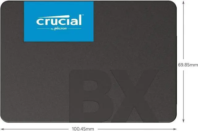 Alt view image 2 of 6 - Crucial BX500 240GB SATA 2.5" Internal SSD 540MB/s CT240BX500SSD1