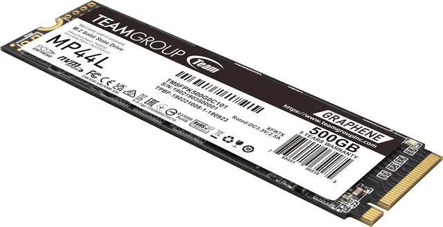 Alt view image 2 of 7 - TEAMGROUP MP44L 500GB SLC Cache NVMe PCIe Gen 4x4 M.2 2280 Laptop&Desktop SSD