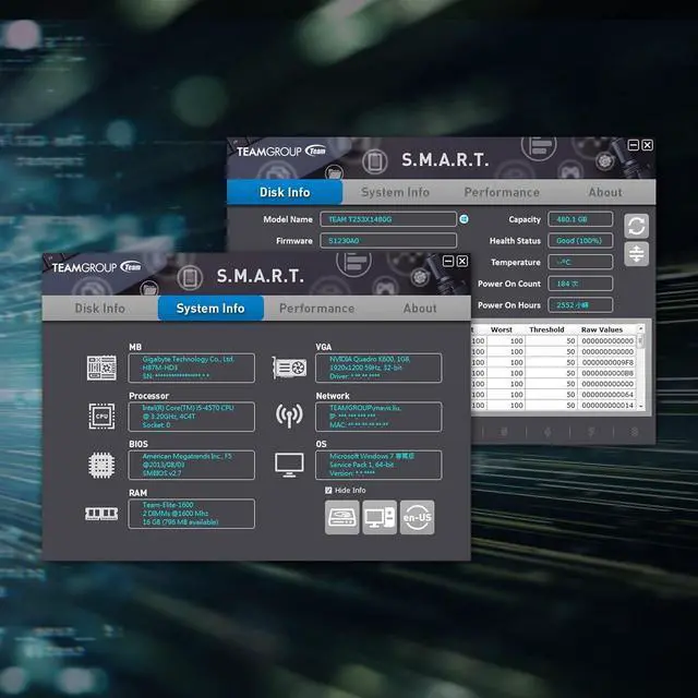 Alt view image 7 of 7 - TEAMGROUP MP44L 500GB SLC Cache NVMe PCIe Gen 4x4 M.2 2280 Laptop&Desktop SSD