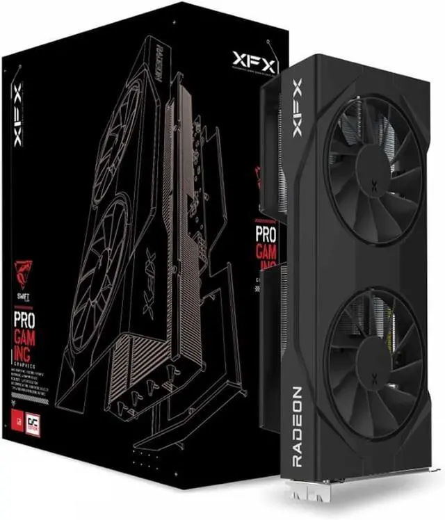 Main image of XFX Swift AMD Radeon RX 9060 XT OC Gaming Edition with 16GB GDDR6 HDMI 2xDP