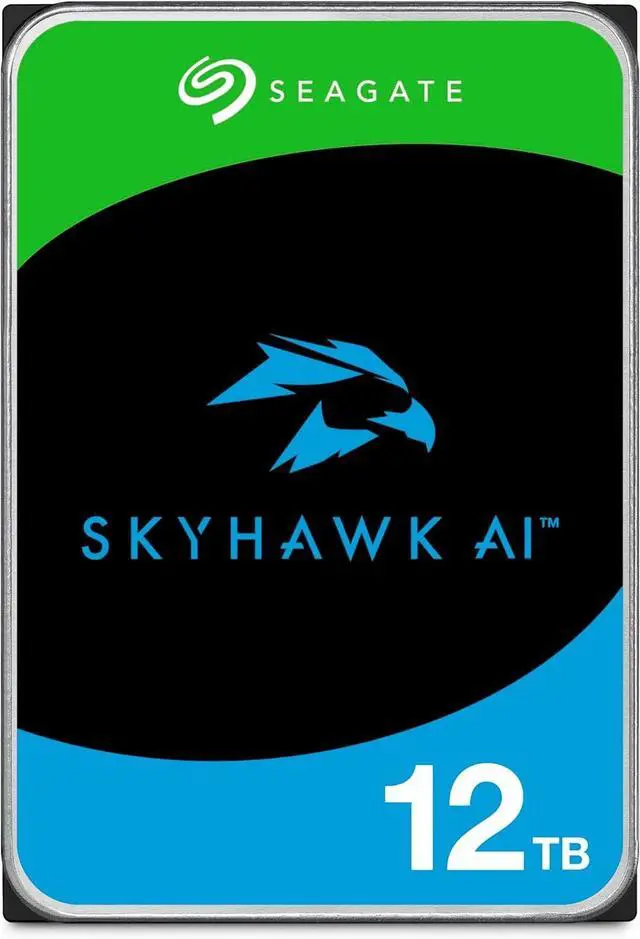 Main image of Seagate Skyhawk AI 12TB 3.5 Inch SATA 6Gb/s 256MB Cache Video Internal HDD
