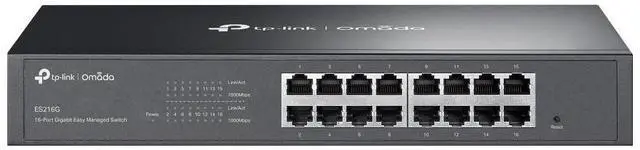 Main image of TP-Link ES216G | Omada 16-Port 1000Mbps Gigabit Easy Managed Desktop Switch