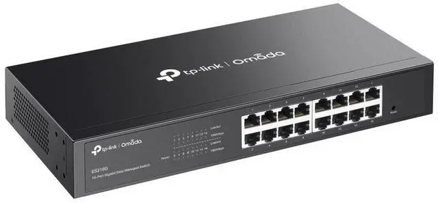 Alt view image 4 of 7 - TP-Link ES216G | Omada 16-Port 1000Mbps Gigabit Easy Managed Desktop Switch