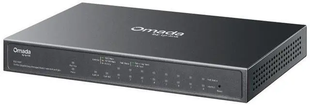 Main image of TP-Link ES210GP | Omada 10-Port Gigabit Easy Managed Switch | 8-Port PoE+