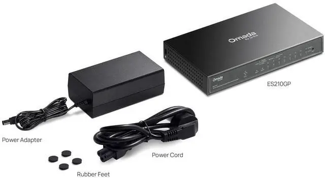 Alt view image 7 of 7 - TP-Link ES210GP | Omada 10-Port Gigabit Easy Managed Switch | 8-Port PoE+