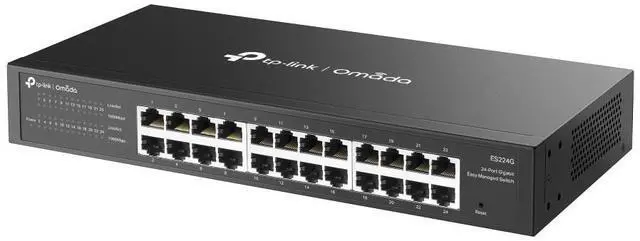 Alt view image 3 of 7 - TP-Link ES224G | Omada 24-Port 1000Mbps Gigabit Easy Managed Desktop Switch