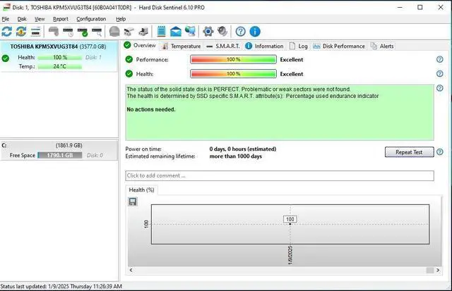 Alt view image 3 of 3 - (NOT FOR HOME PC!) 91W3V Dell 3.84TB SAS 2.5" 12G MU SSD KPM5XVUG3T84 R240 R340 R440 R540 R640 R740