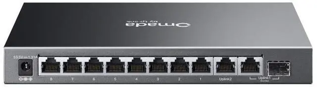 Alt view image 3 of 7 - TP-Link ES210GP | Omada 10-Port Gigabit Easy Managed Switch | 8-Port PoE+