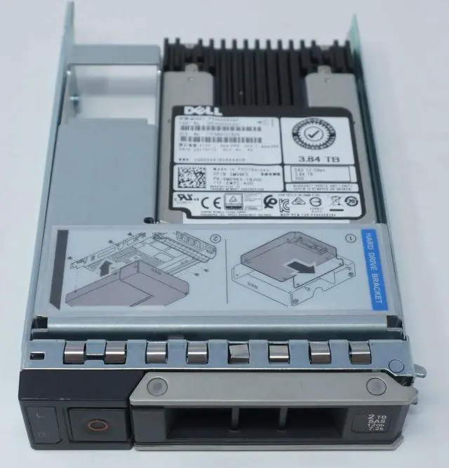 Main image of (NOT FOR HOME PC!) PX04SRB384 0M09K5 Dell GEN14 3.84TB 12Gbps Hybrid 3.5" SAS Solid State Drive