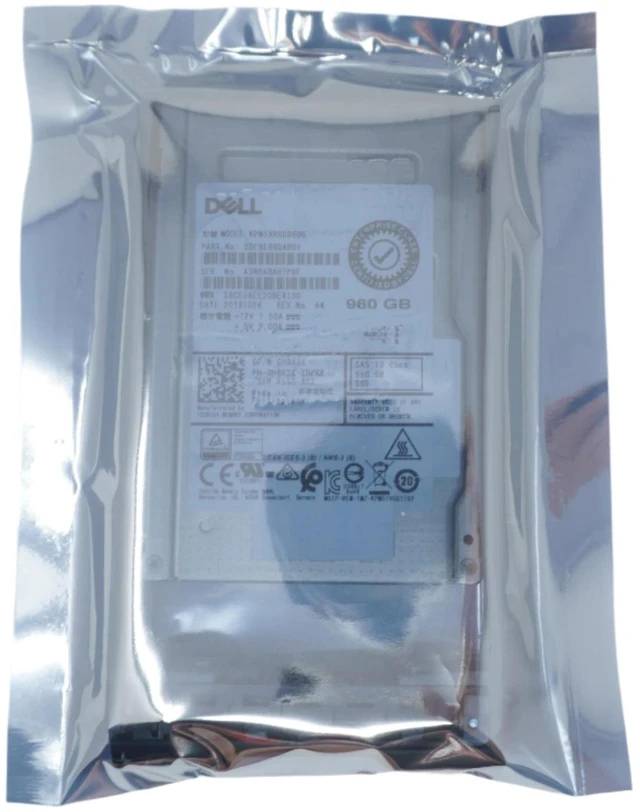 Main image of (NOT FOR HOME PC!) KPM5XRUG960G Dell 960GB SAS 2.5" 12G RI SSD G13 Solid State Drive