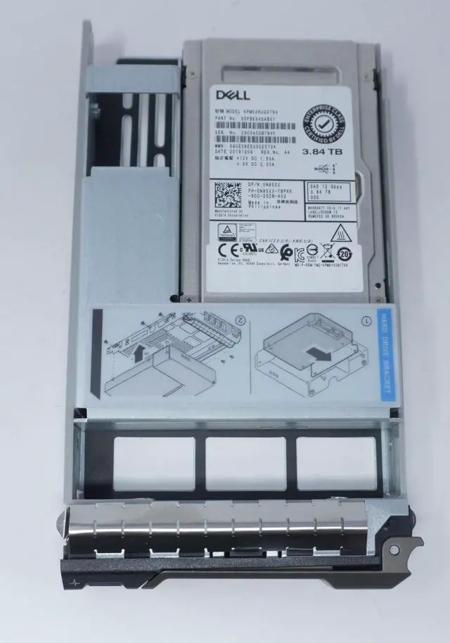 Alt view image 2 of 2 - (NOT FOR HOME PC!) Dell N85XX 3.84TB SAS 12G RI Hybrid 3.5"G13 Solid State Drive KPM5XRUG3T84