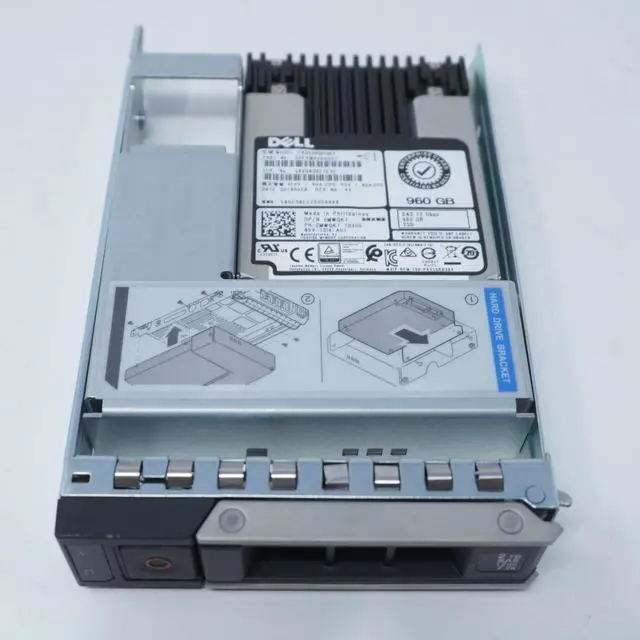 Main image of (NOT FOR HOME PC!) 0MWGK7 MWGK7 Dell 960GB Hybrid 3.5" SAS 12G MLC RI SSD PX05SRB096Y Gen14