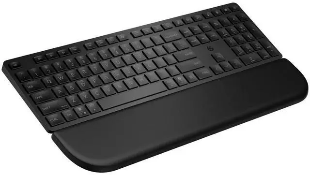 Alt view image 3 of 7 - HP Multi-Device Dual-Mode Keyboard with Palm Rest 580K