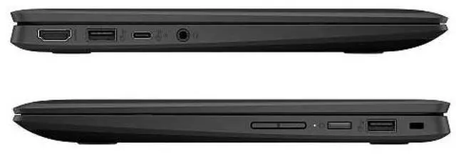 Alt view image 2 of 7 - HP Chromebook Laptop Computer 11.6" HD Touch Screen MediaTek 8 GB memory;64 GB