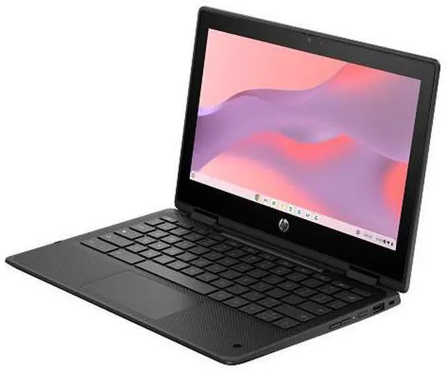 Alt view image 3 of 7 - HP Chromebook Laptop Computer 11.6" HD Touch Screen MediaTek 8 GB memory;64 GB