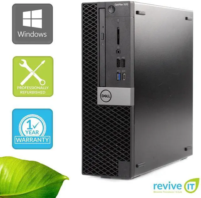 Alt view image 2 of 6 - Dell Optiplex 7070 SFF Desktop i7-9700 3.00GHz 16GB 512GB M.2 SSD Windows 11 Pro